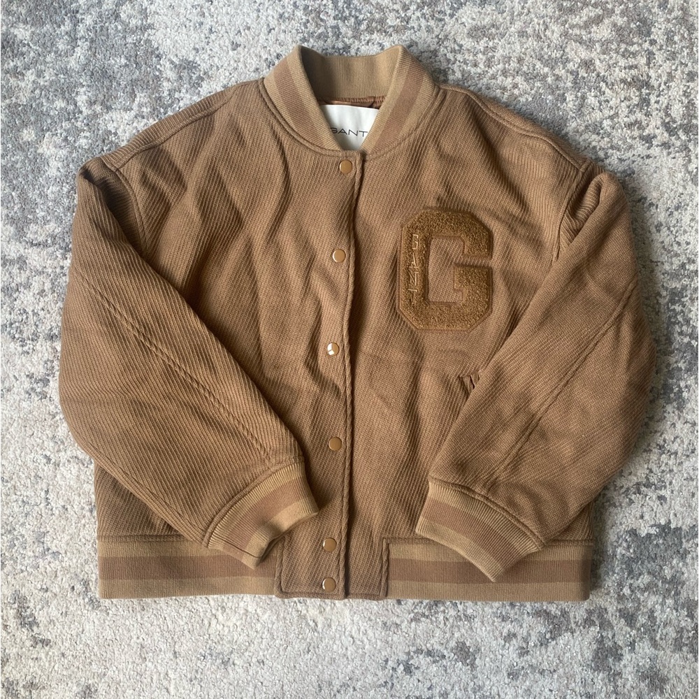 GANT Wool Twill Varsity Jacket Medium